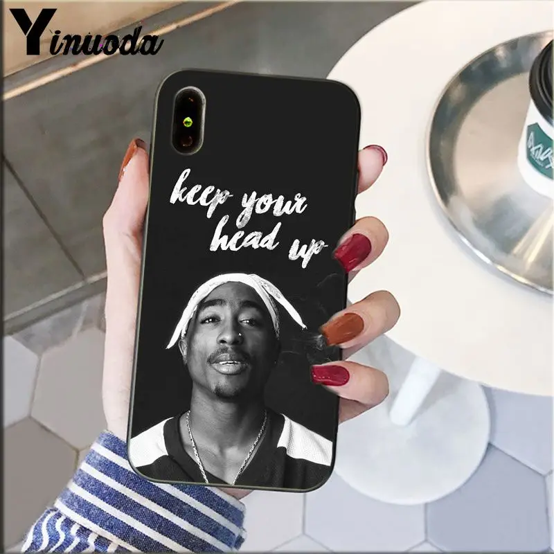 Yinuoda 2pac Tupac и Biggie чехол для телефона высокого качества Apple iPhone 8 7 6 6S Plus X XS MAX 5 5S SE XR