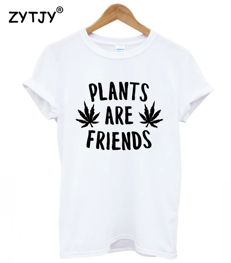 Футболка женская с надписью растения друзья|t shirt|women tshirtfunny t shirts |