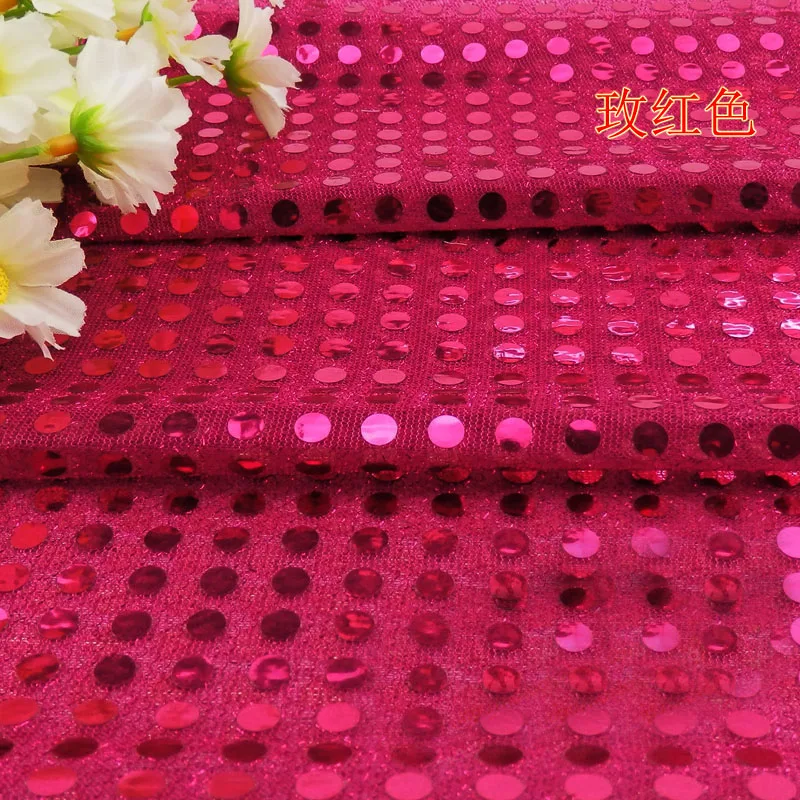 2meters Glitzy Embroidery Sequin Fabric Material Gold Silver Sparkly For Clothing Making Party Events Table Covers Decor | Дом и сад