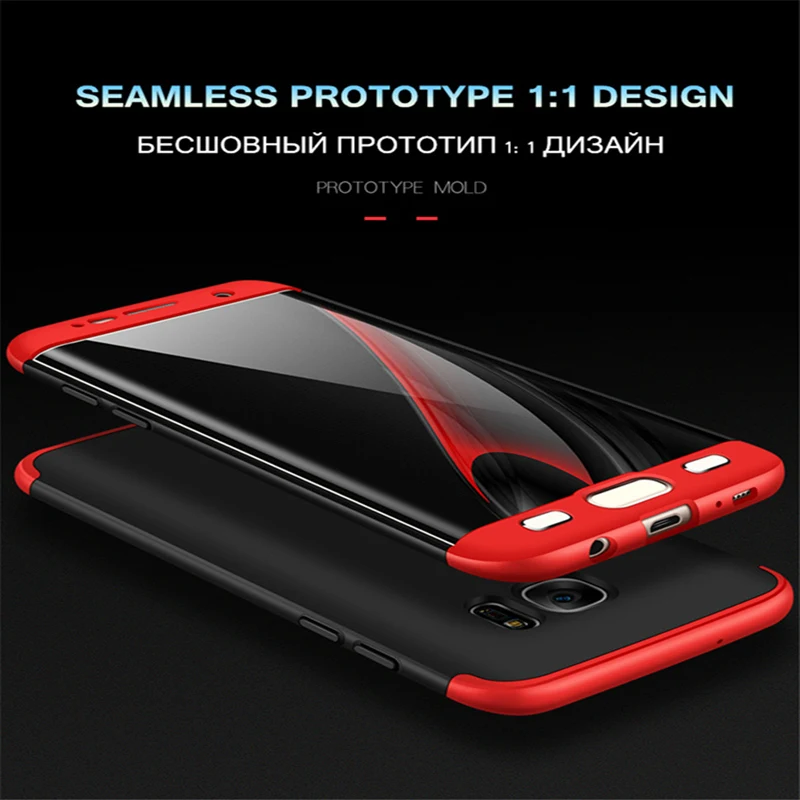 Luxury 360 Degree Protection Full Cover for Samsung Galaxy S8 S9 Plus S6 S7 Edge J5/J7 Pro 2017 J7Prime Note8 case Minnie Coque | Мобильные