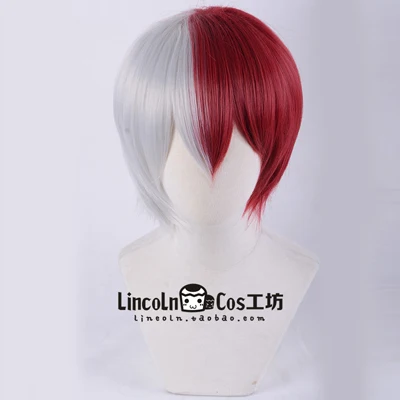 My Boku no Hero Academy Todoroki Shoto Аниме косплей парик+ парик шапка - Цвет: as the picture