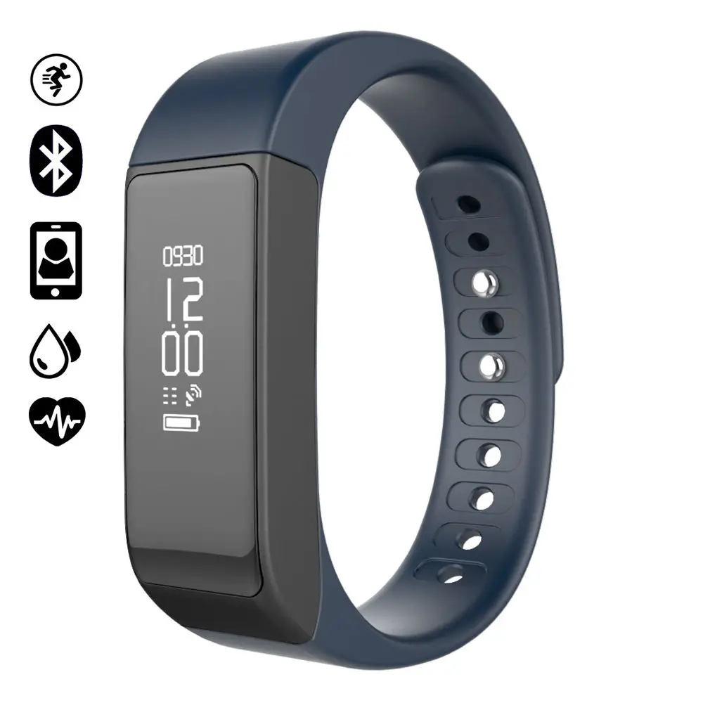 I5 плюс смарт-браслет IP67 Bluetooth 4 0 часы Браслет мониторинг сна спортивные