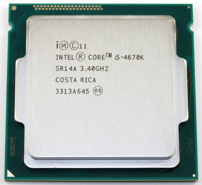 Процессор Intel Core i5 4670K 3 4 GHz 6 MB Socket LGA 1150 четырехъядерный процессор SR14A|intel core i5|intel