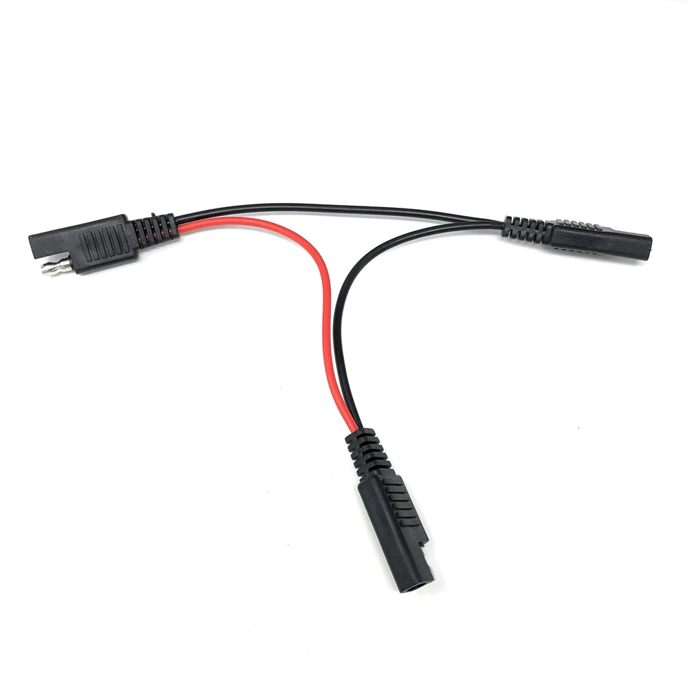 18AWG горячая солнечная батарея вилка SAE от 1 до 2 жгут &quotсделай сам&quot для