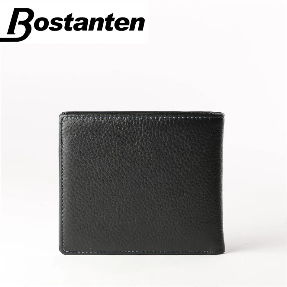 Мужские кошельки Bostanten из 100% натуральной кожи роскошные мужские брендовый
