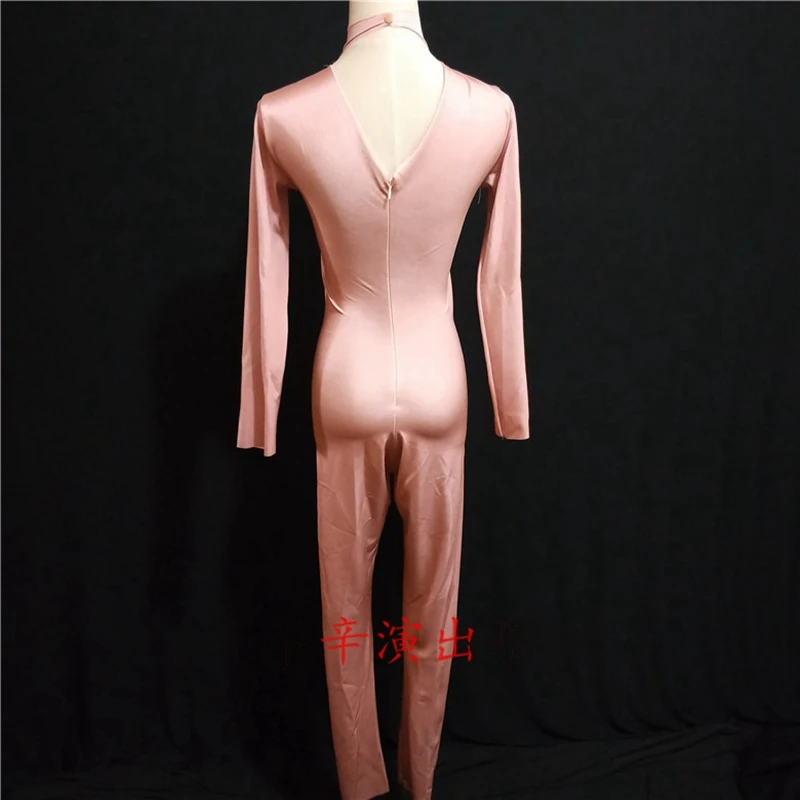 Женский сексуальный сценический голый комбинезон с 3D принтом, боди для ночного клуба, DJ певица, одежда для сцены, день рождения, празднование, вечерние костюмы