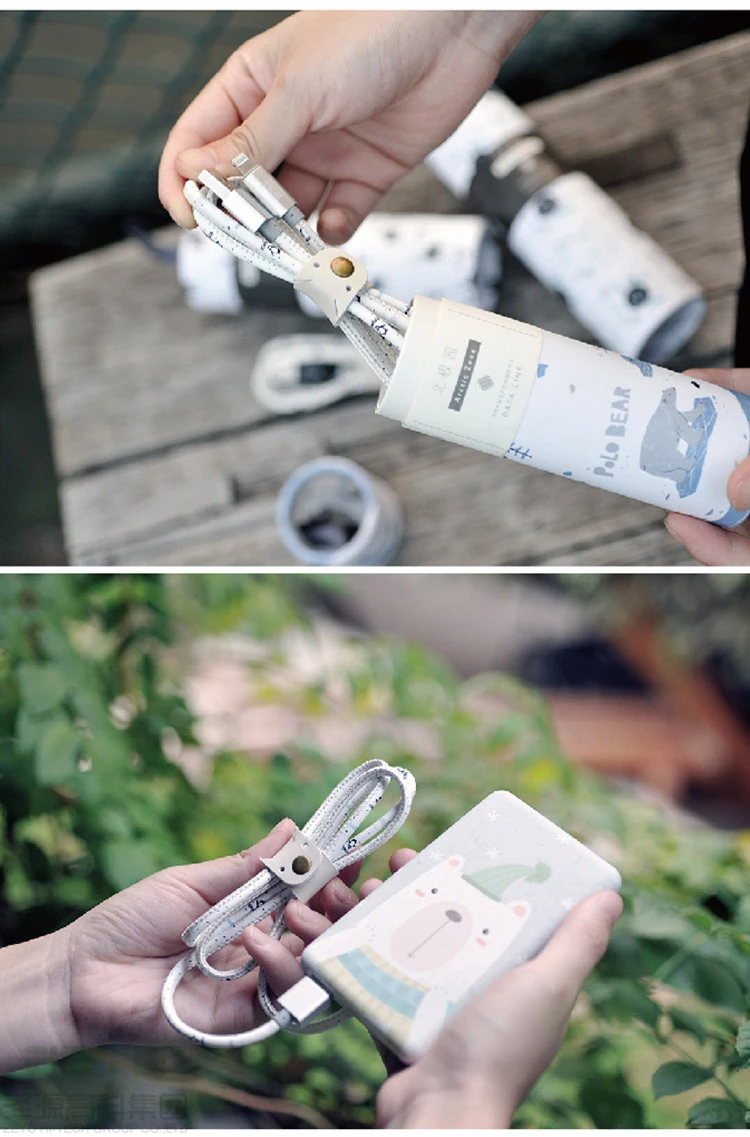1m data transfer+fast charge cable,2.4A,stable and fast transfer,mini USB port and for iphone/ipad,unique design,multi-colors