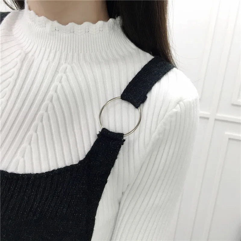 Женское платье-жилет TAJIYANE сарафан большого размера с рисунком гусиные лапки