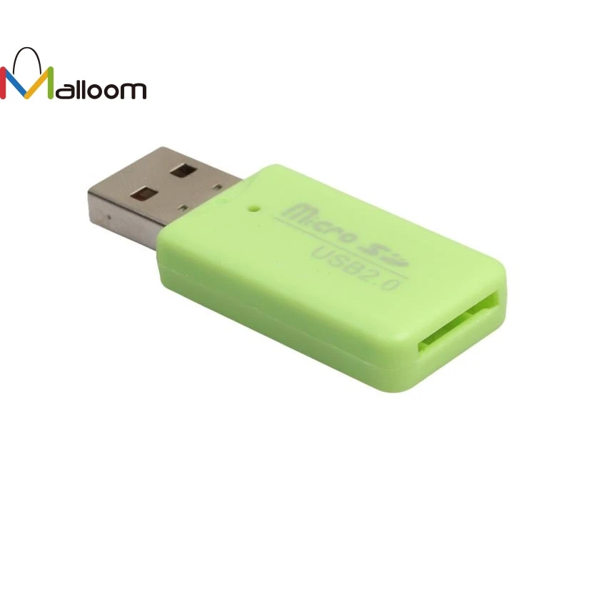 Malloom Новое поступление SD Card Reader высокой Скорость Mini USB 2,0 Micro SD TF T-Flash чтения карт памяти адаптер#40