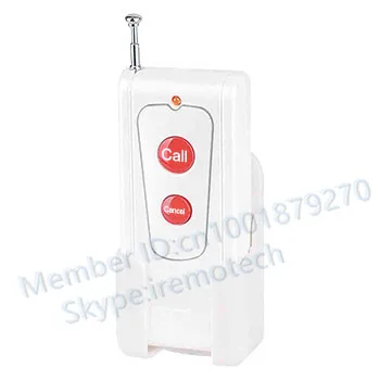 2-button стены беспроводной кнопку вызова Беспроводной официант медсестры Пульт