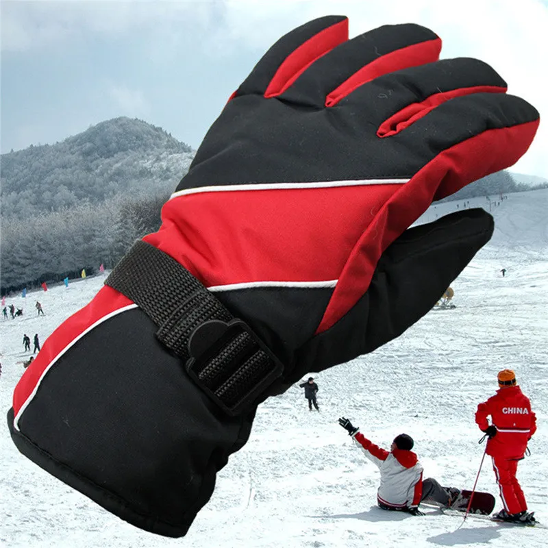 

Outdoor Waterproof Warm Cotton Sport Ski Gloves Men Winter Cold Windproof Skiing Gloves Coldproof Snow Hiking Gloves