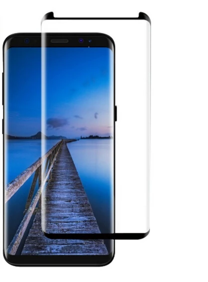 Black SM-G950F 3D Защитное стекло на для Samsung Galaxy S8 полноэкранное ащитное стекло премиум класса для самсунг S8 G950 стекло - Цвет: Black