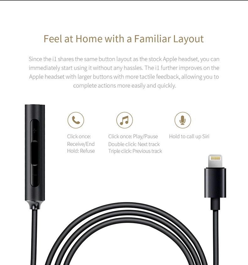 Усилитель FiiO DAC i1 80 см/7 см для Apple для iPhone MFI FiiO 3,5 мм для наушников lightning dac улучшает качество звука кабель