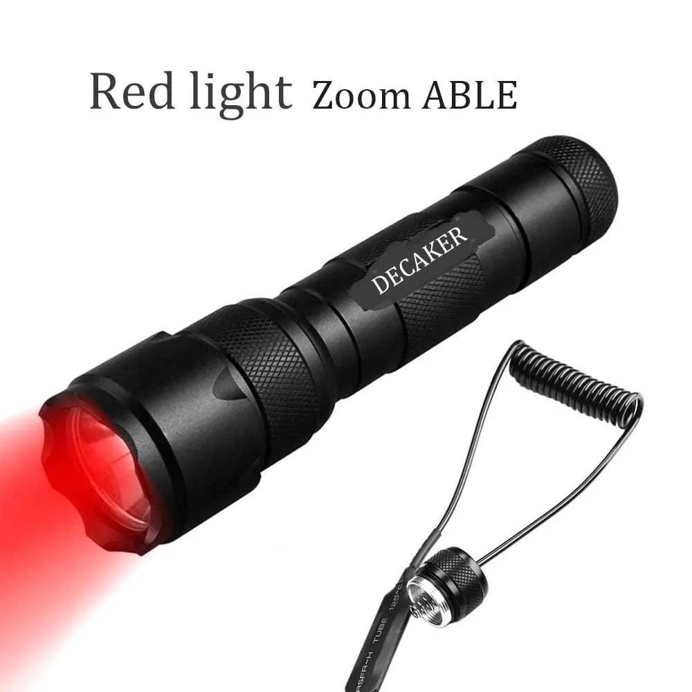 Портативный фонарик для освещения 1 Режим Красный/Гренн тактический фонарь с