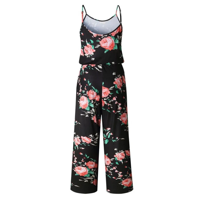 CHAMSGEND Rompers summer 2018 Drop shipping Boho Women Ladies Printing Sleeveless Long Playsuits Jumpsuit O0707#30 | Женская одежда