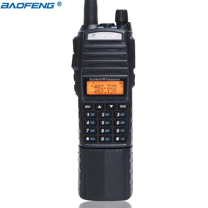 A radio Baofeng UV-82 Plus 8 Вт Высокая мощность 3800 мАч батарея мощная рация дальний радиус действия радио СВ радио Любительская ветчина портативное радио - Цвет: A radio
