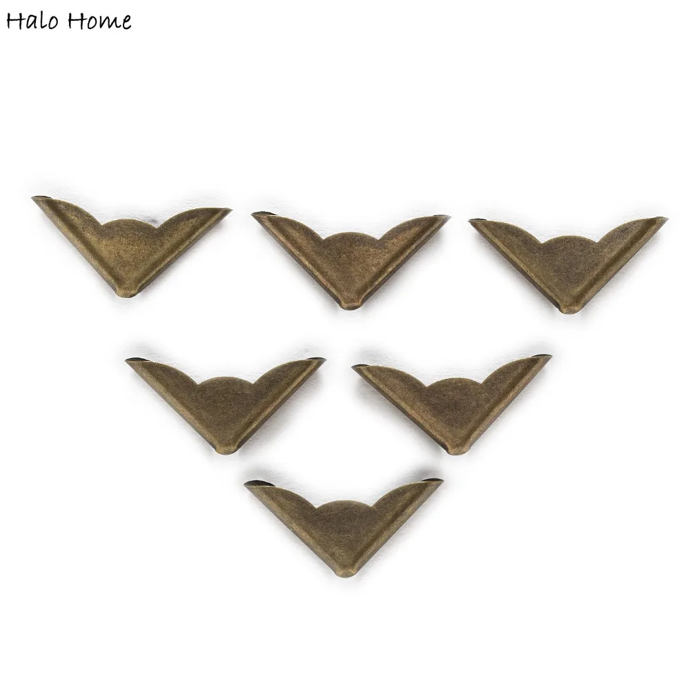 50 шт Античная бронзовая книга Скрапбукинг альбомов папки коробка сумки защитные