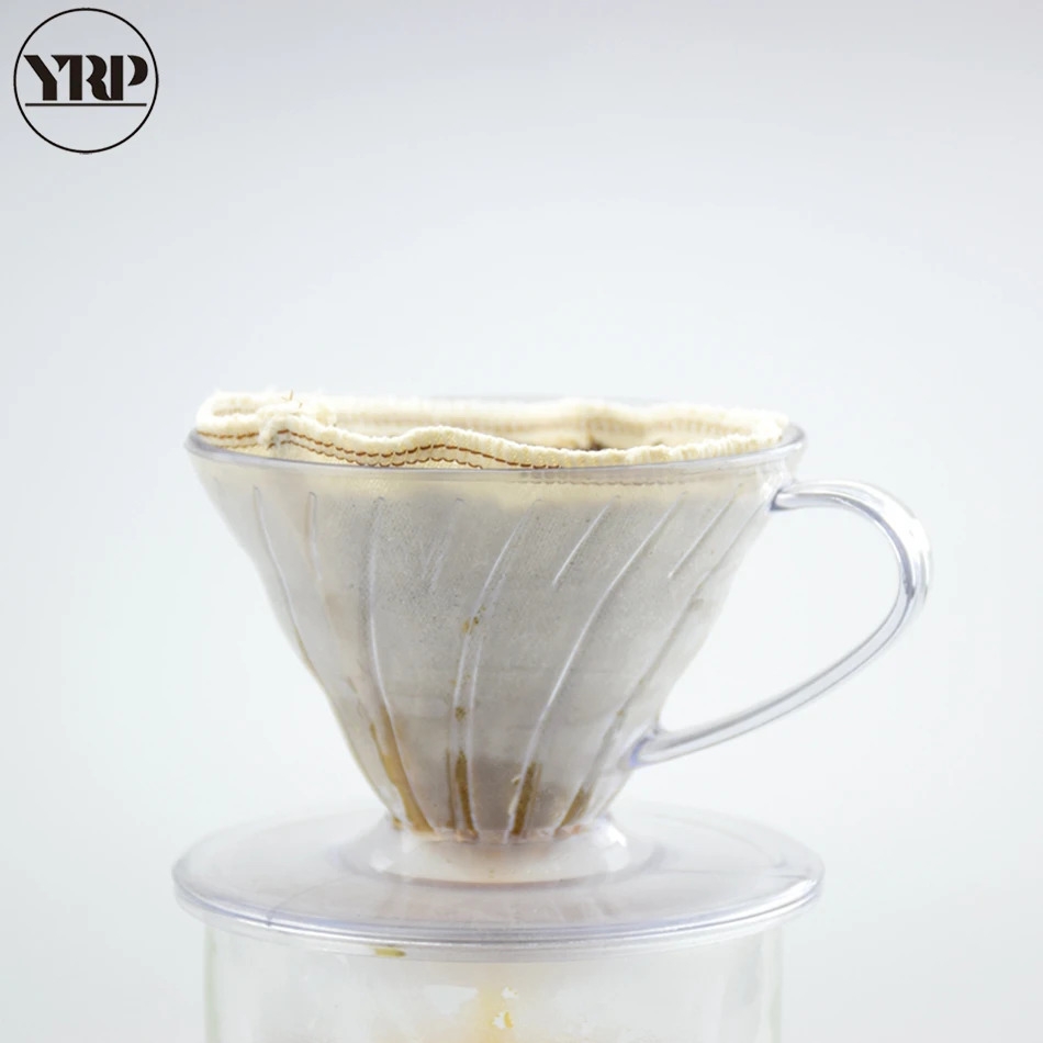 

YRP V60coffee filter reusable Heat-resistant Resin Coffee Dripper Paper Cone Filters Barista tools Pour Over Coffee Brewing Cup