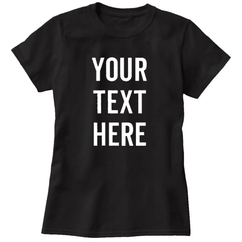 Женская футболка с надписью &quotYour Text Here&quot Tumblr повседневная хлопковая Футболка