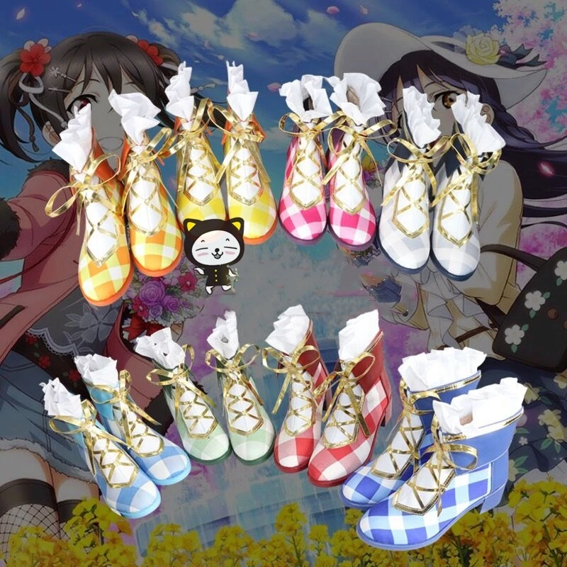 Новый стиль! Kotori Minami/Nico/Tojo Nozomi обувь для костюмированной вечеринки с цветочным