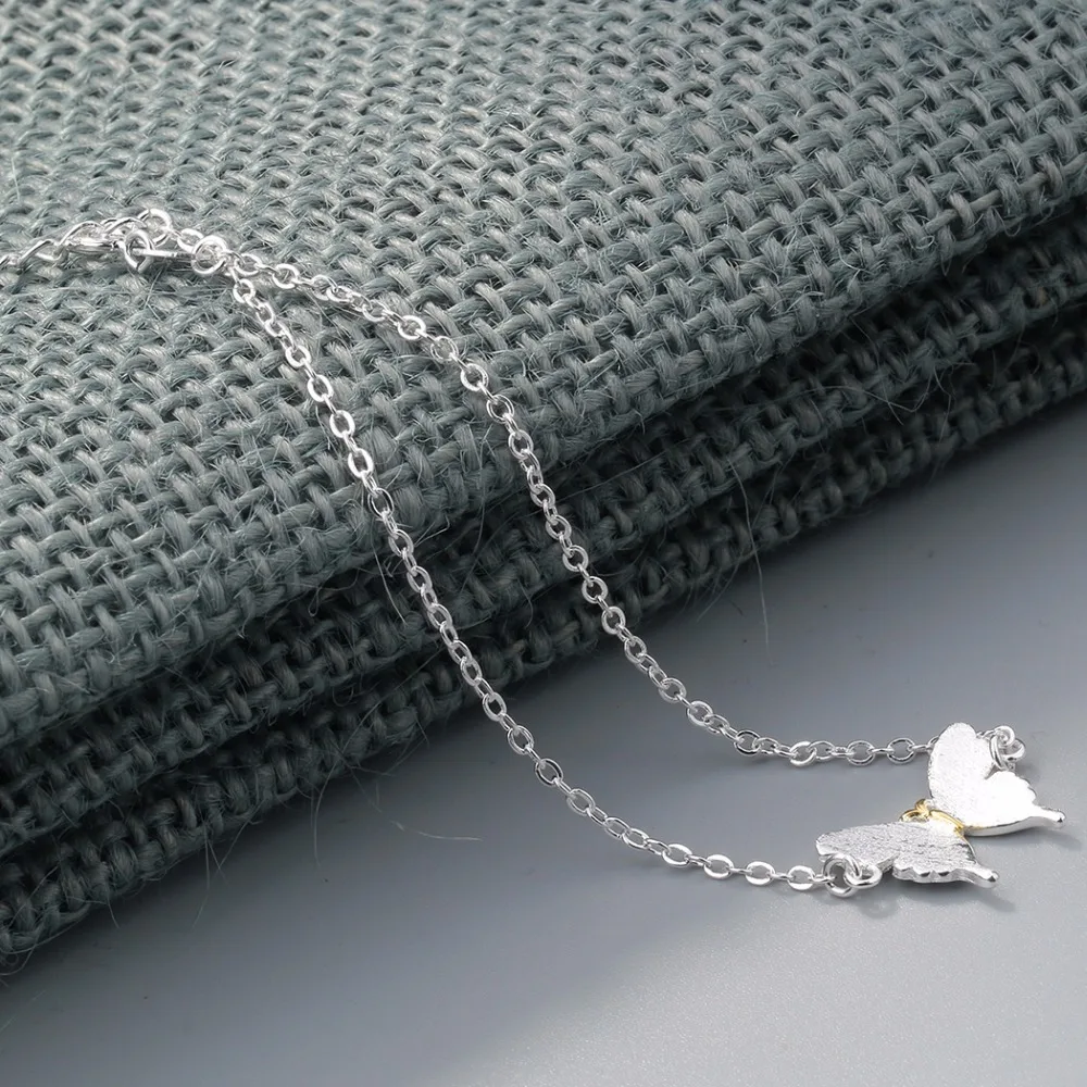 Kinitial бабочка регулируемые кольцеобразные браслеты для женщин девушки ювелирные