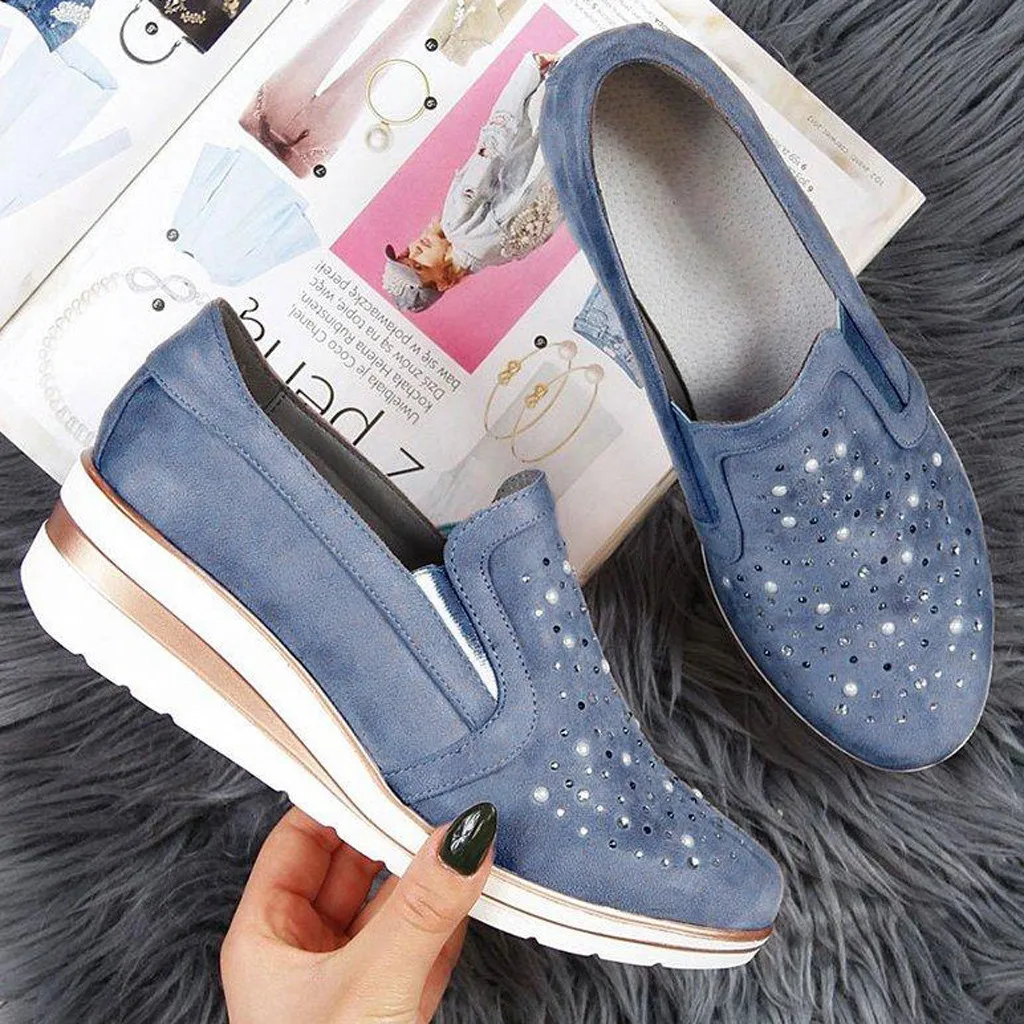 Сандалии SAGACE женские на танкетке увеличивающие рост Вулканизированная подошва