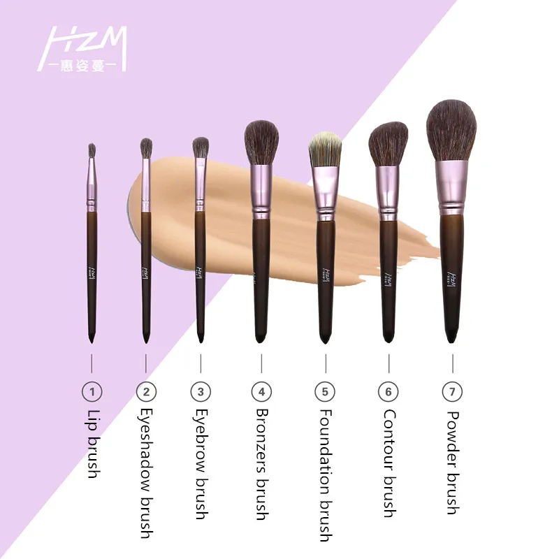 5 шт. набор профессиональных кистей для макияжа|Аппликатор теней век| |