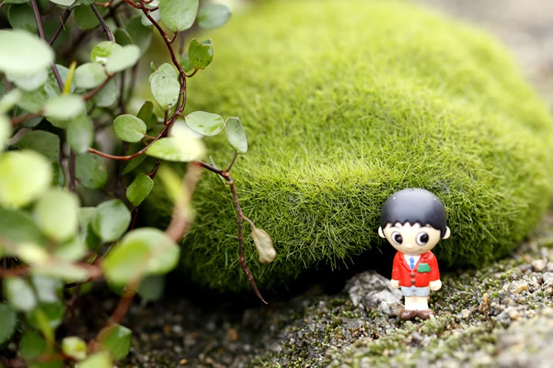 Искусственный Зеленый мох 3 шт. искусственный микроландшафтный камень