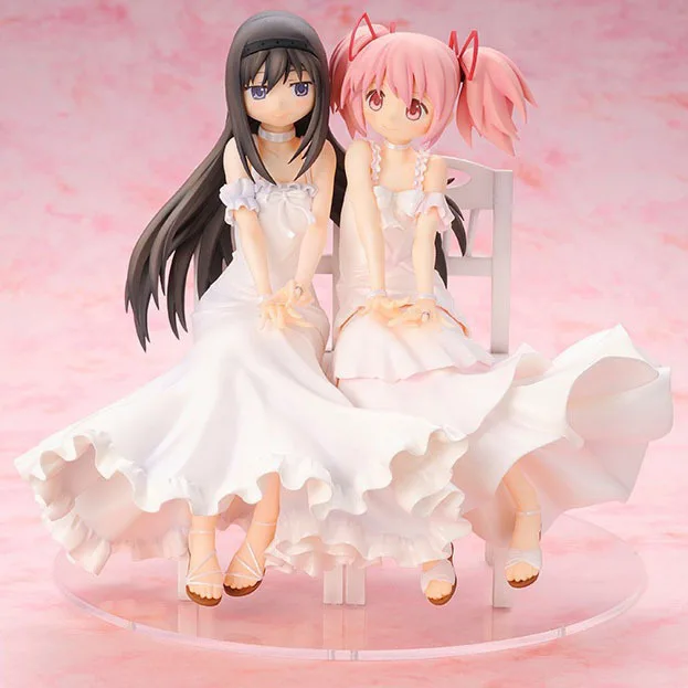 Аниме Puella Magi Madoka Magica Akemi Homura Kaname Красивая статуя фигурки для девочек