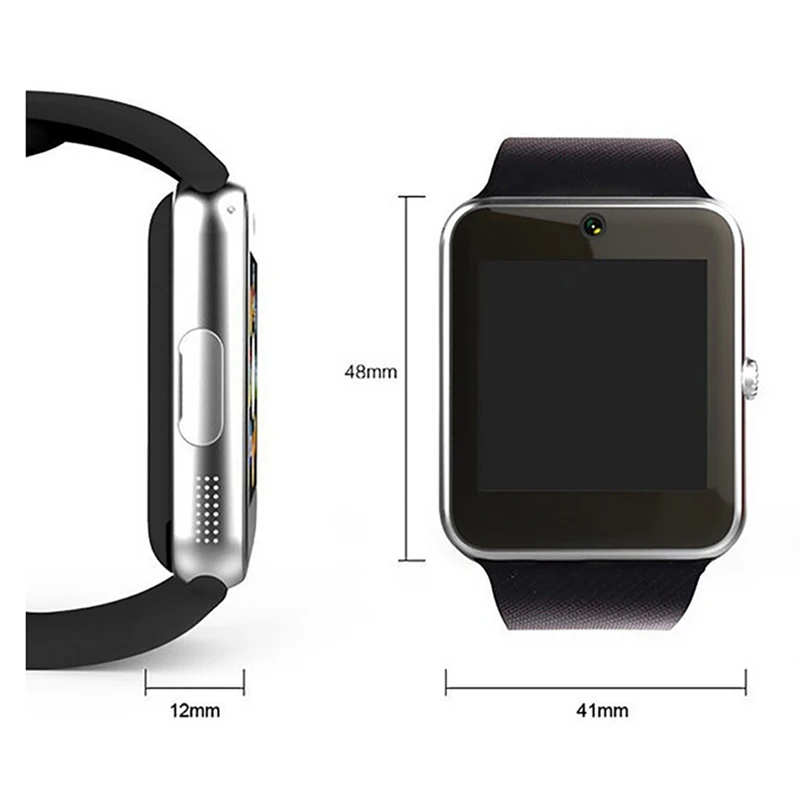 Smart Watch Clock Sim Card Push Message Bluetooth Connectivity For Android IOS apple Phone PK Q18 DZ09 Smartwatch | Электроника
