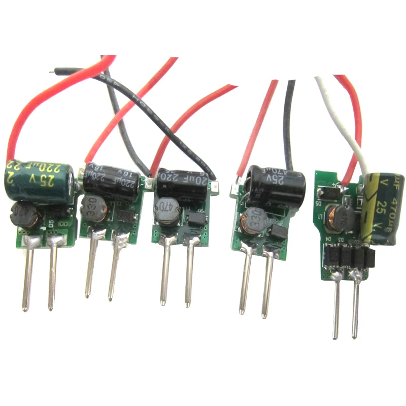 Светодиодный источник питания для диода 2 шт. DC-DC 2pins MR16 1x1w 1x3w 3x1w 3x2w 4-7x1w лампа из