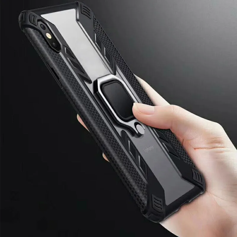 SemgCeKen роскошное кольцо на палец автомобильный держатель бронированный чехол для