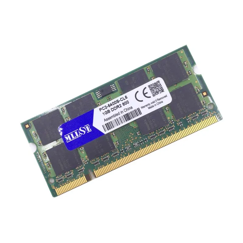 Ноутбук MLLSE 1 Гб 2 ГБ 4 ddr2 800 pc2 6400 sdram МГц 6400s sodimm оперативная память 2g so dimm|memoria ram