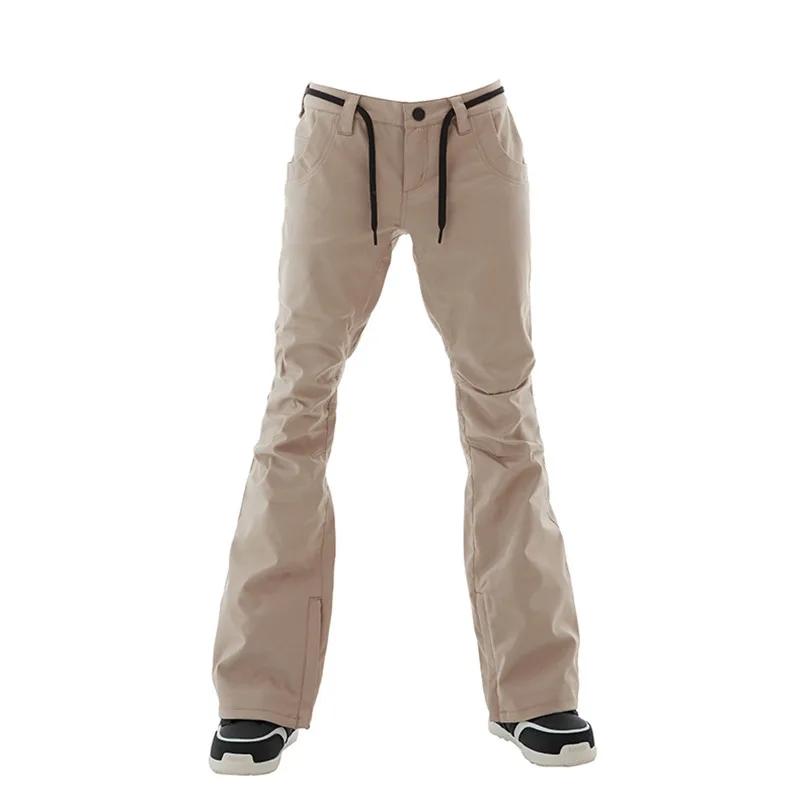 GSOU зимние лыжные штаны для женщин ветрозащитные катания на сноуборде новые