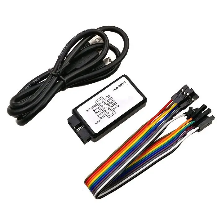 Usb логический анализатор 24 МГц 8 каналов м/секунды логики для логического