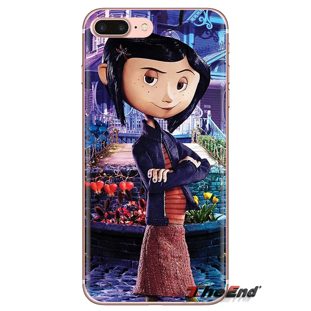 Для iPod Touch Apple iPhone 4 4S 5 5S SE 5C 6 6S 7 8 X XR XS Plus MAX мягкие прозрачные чехлы Чехлы coraline Christmas