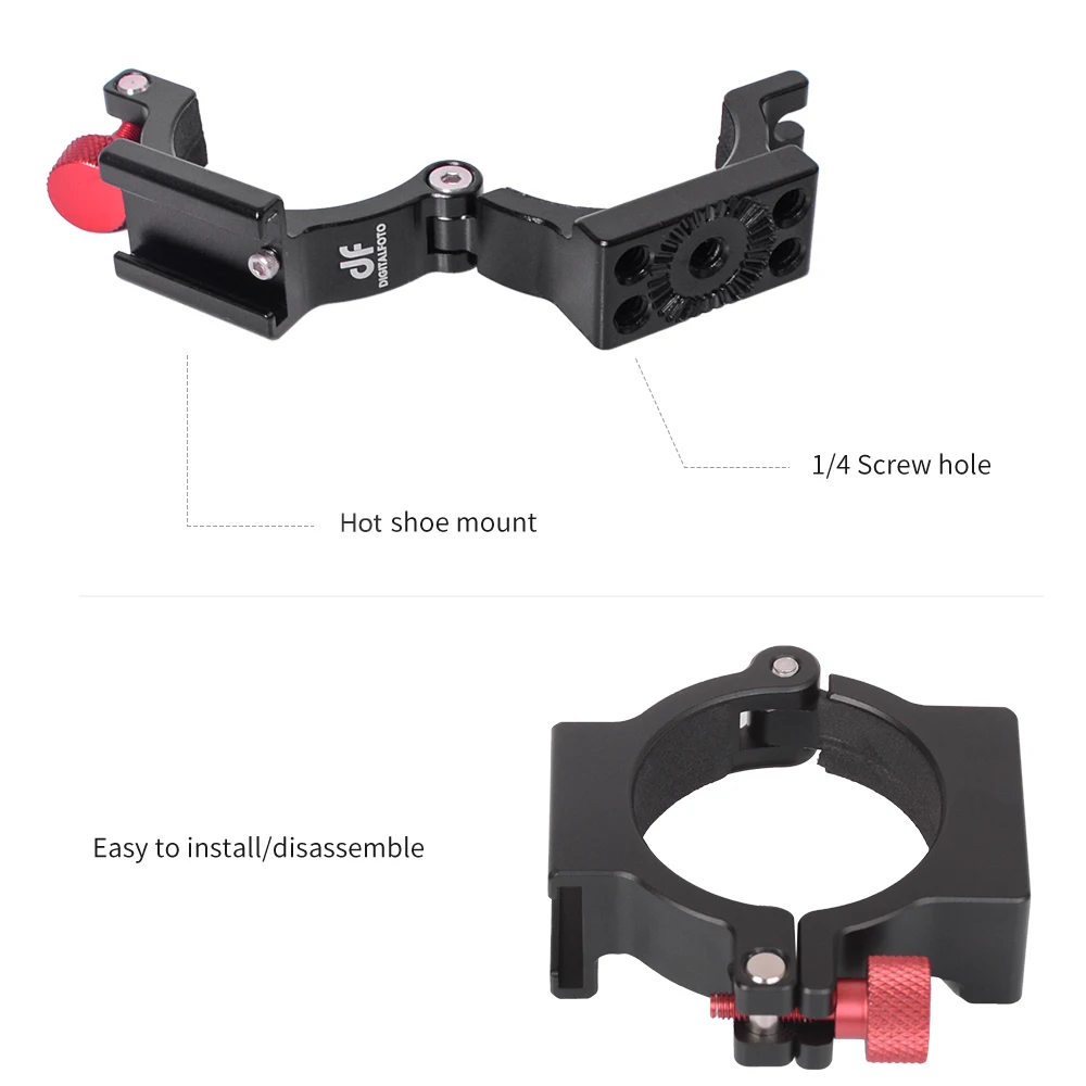 DF DIGITALFOTO ANT удлинитель адаптер кольцо зажим Кронштейн для Zhiyun Smooth 4 DJI OSMO Мобильный
