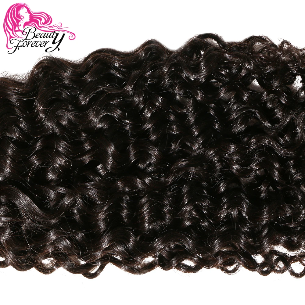 Beauty Forever перуанские вьющиеся волосы плетение пучки 1 шт. Remy человеческие
