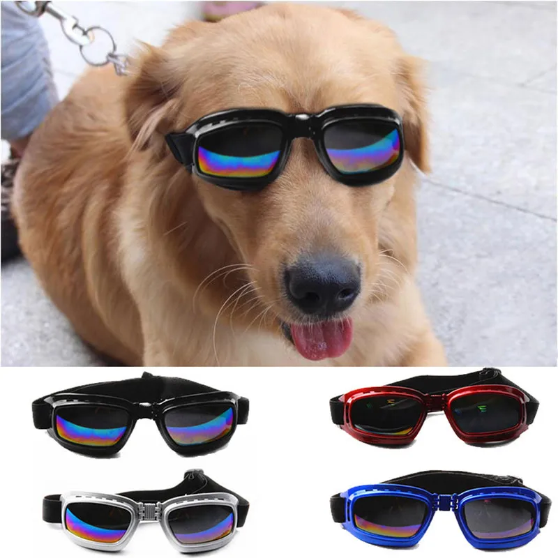 Модные солнцезащитные очки для домашних животных собак ветрозащитные маленьких
