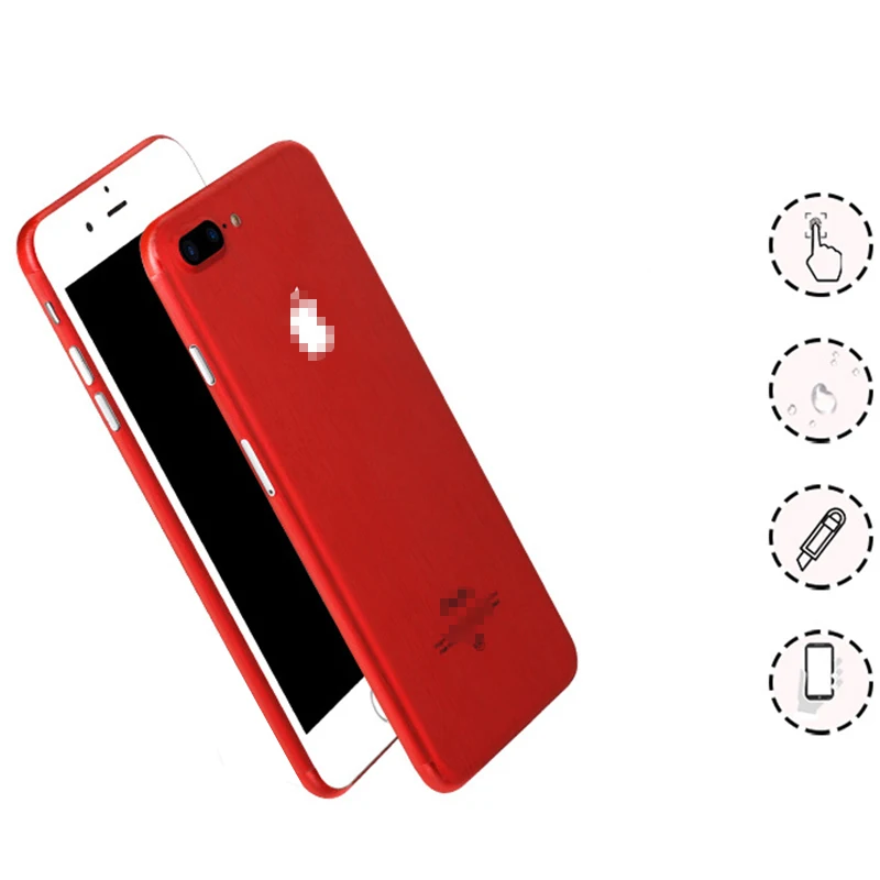 POMER For iPhone 8 8plus Back Full Coverage Curved Screen Protector Case 7 Plus Protective Film Cover Sticker | Мобильные телефоны