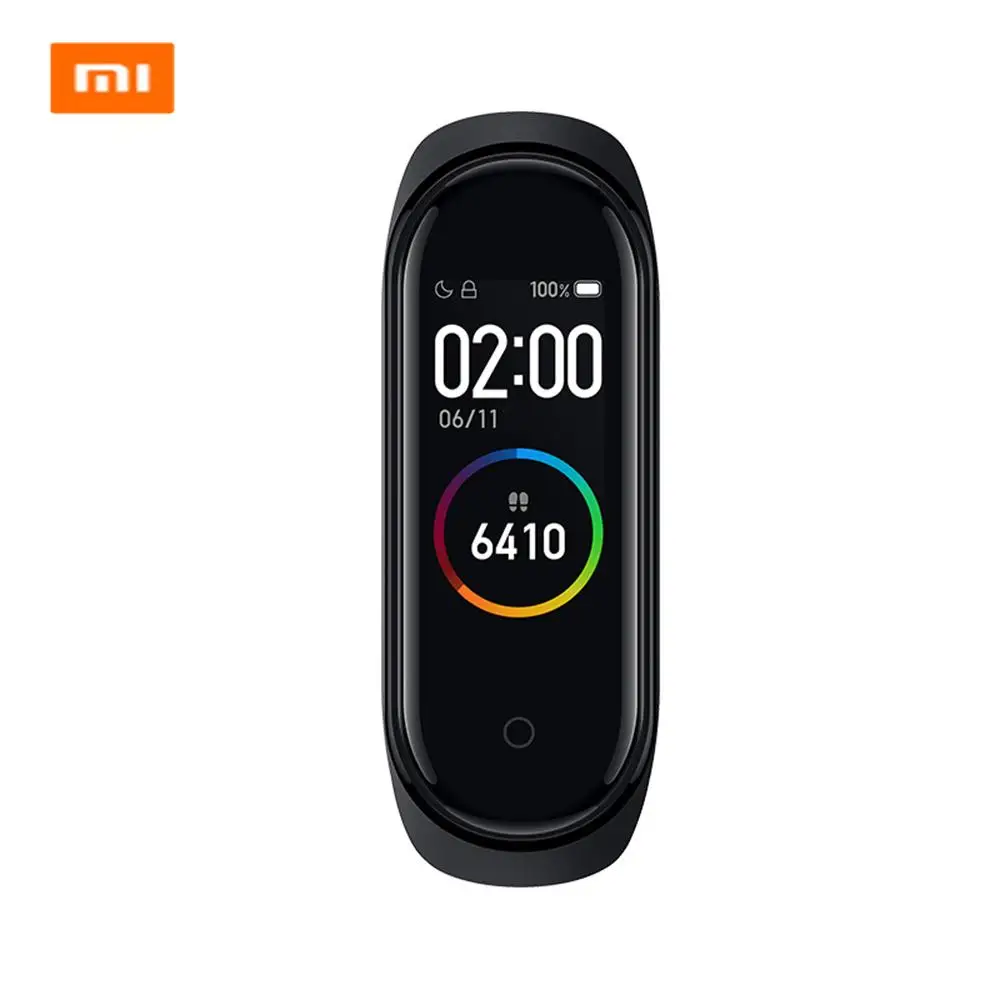 Xiaomi Mi браслет 4 интеллектуальные браслеты NFC версия AMOLED цветной экран браслет BT5.0 135 мАч батарея фитнес-трекер