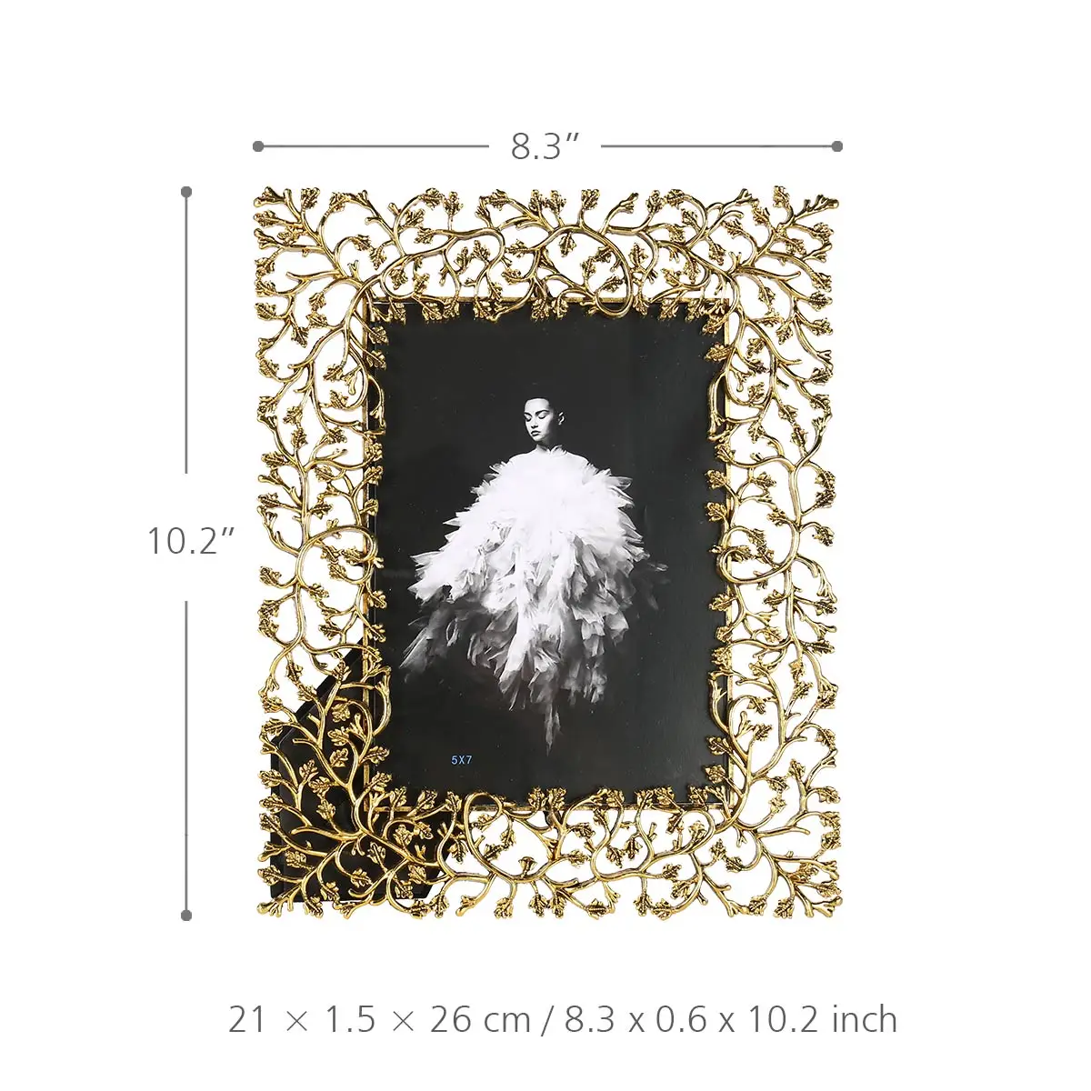 Алюминиевая фоторамка из сплава металлическая рамка для картины настольная декоративная фоторамка Настоящее прозрачное стекло передняя крышка