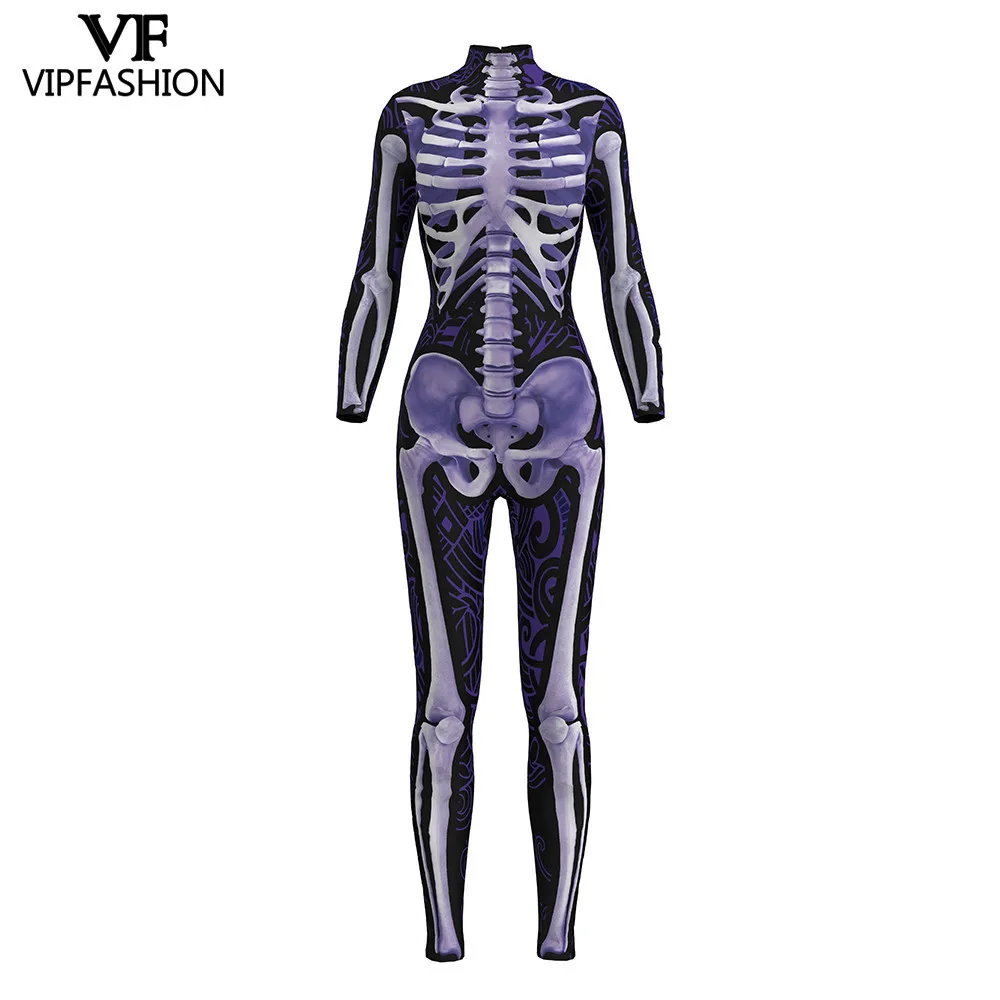 Модный костюм для косплея VIP новый дизайн 2019 комбинезоны с 3d рисунком скелета и