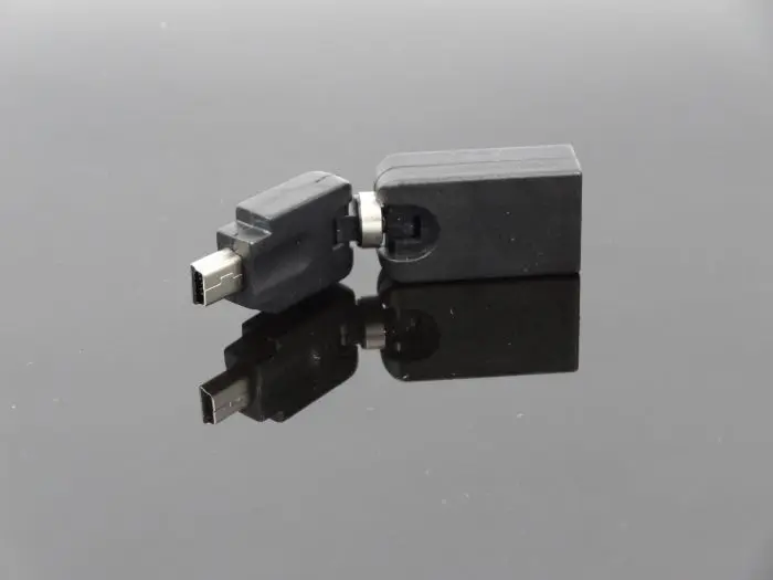 Высококачественный поворотный на 360 градусов переходник с USB 2 0 Мама Micro папа