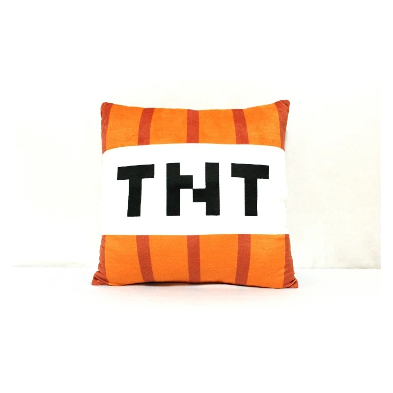 Новый Minecraft TNT плюшевые подушки 40 см игрушки куклы каваи peluche Almohada Бесплатная