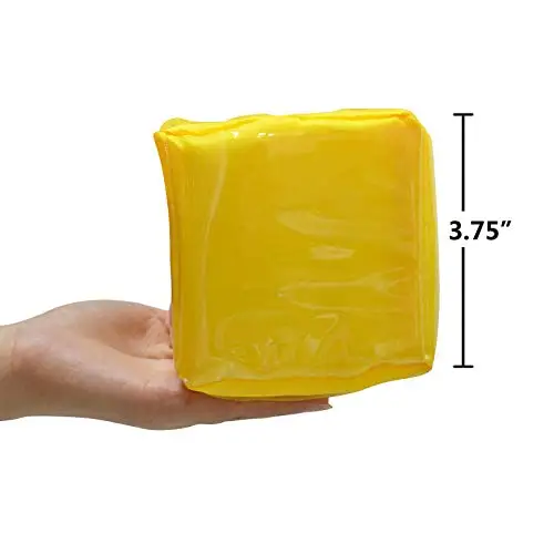 Godery DIY Education Playing Dice, Pocket Cubes ,Photo Pocket Foam Stacking Blocks - Set of 4