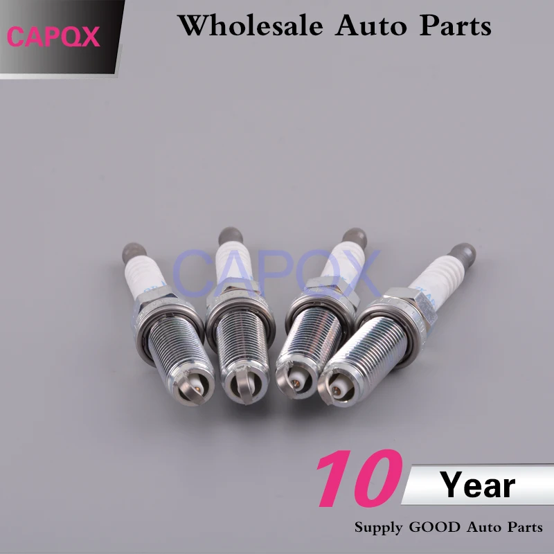 Capqx 4 шт. высокое качество подлинные Иридиевые свечи для HONDA Fit vezel CITY XRV 1.5L 12290-5R0-003
