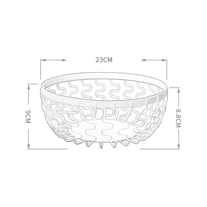 

Unique Metal Iron Fruit Basket Rack Kitchen Shelf Kitchen Iron Storage Holder Shelf for Sale