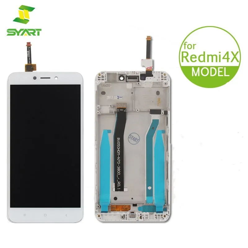 SYART для Xiaomi Redmi 4X ЖК дисплей с рамкой Сенсорная панель дигитайзер Hongmi Запасные