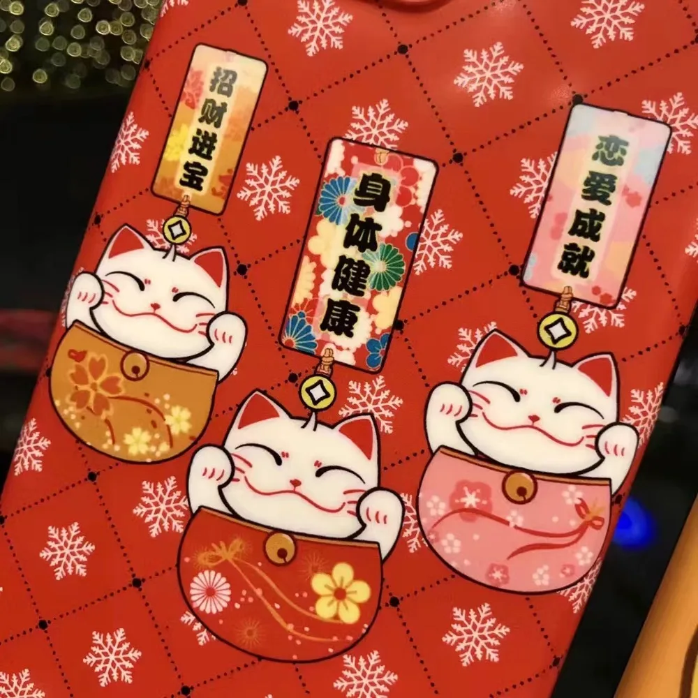 Для apple Iphone 6 s 7 плюс новый Япония Мода мило мультфильм lucky cat обезьяна кукла